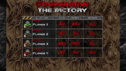 Doom II Nightmare Co-Op Map 12 The Factory (best segment)