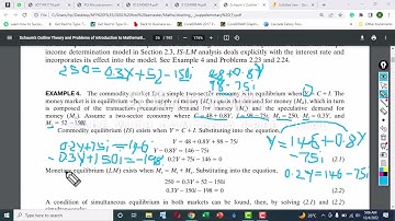 ISLM & Comparative Static