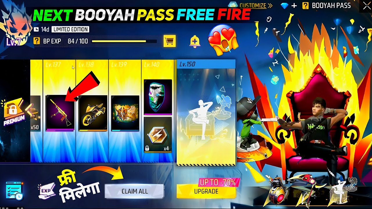 Next Booyah Pass Free Fire🥳🔥  November Booyah Pass Free Fire