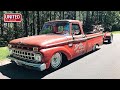 Ford F100 w/ Matching Motorcycle Trailer | Vintage Honda Motorcycle