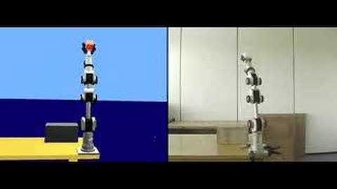 Katana robot arm: real and Webots simulation of the robot