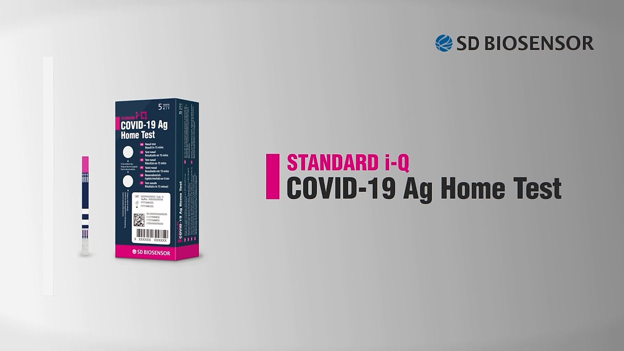 [English subtitle] Guide for STANDARD i-Q COVID-19 Ag Home Test