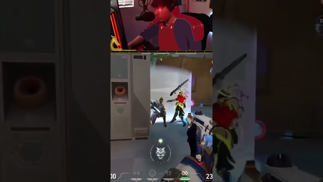 Uchiha Mode Dominates 1 v 4 in Valorant.