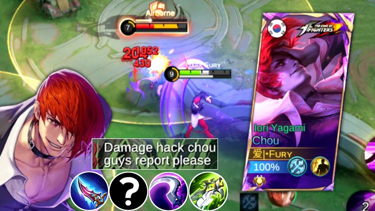 WHEN SUPREME CHOU USE ONE SHOT BUILD AND EMBLEM THIS IS WHAT HAPPENED IN GAME | MLBB