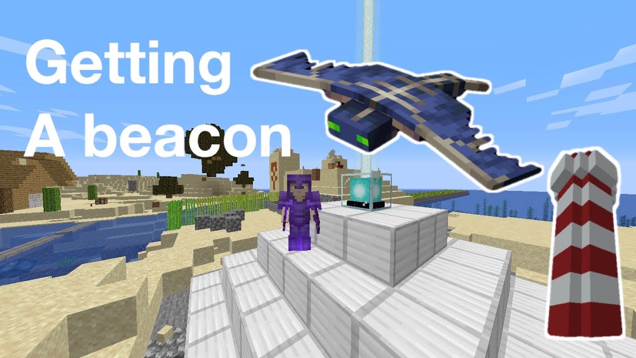 Minecraft is too Easy: Making a Beacon - YouTube