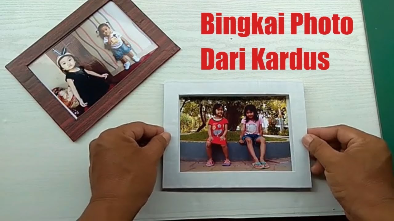 CARA MEMBUAT BINGKAI  FOTO  DARI KARDUS UNIK  DAN  KEREN  YouTube