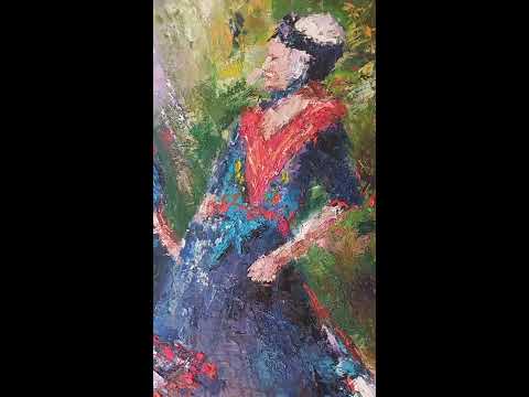 "Staphorst in vrijheid" Artiest Cees Bouman, Netherlands