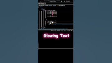 Create a Glowing Text Effect in 60 Seconds! #cssanimation #effects