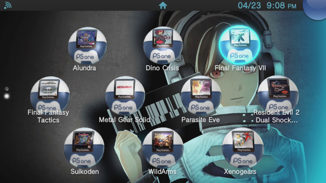 PS Vita Custom PS1 Adrenaline Bubbles W Manuals YouTube