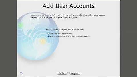1. Setup and Administration - Leopard Server