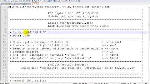 BlueKeep CVE-2019-0708 RDP Exploit
