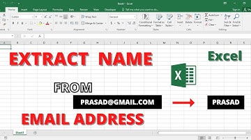 Extract Name From Email Address in Excel | 2 Ways to Extract Names From Email ID in Excel WorkSheet