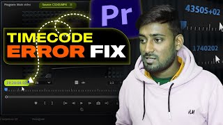 How to Fix Timecode Problem in Premiere Pro | Source Panel Timecode Not Starting from Zero