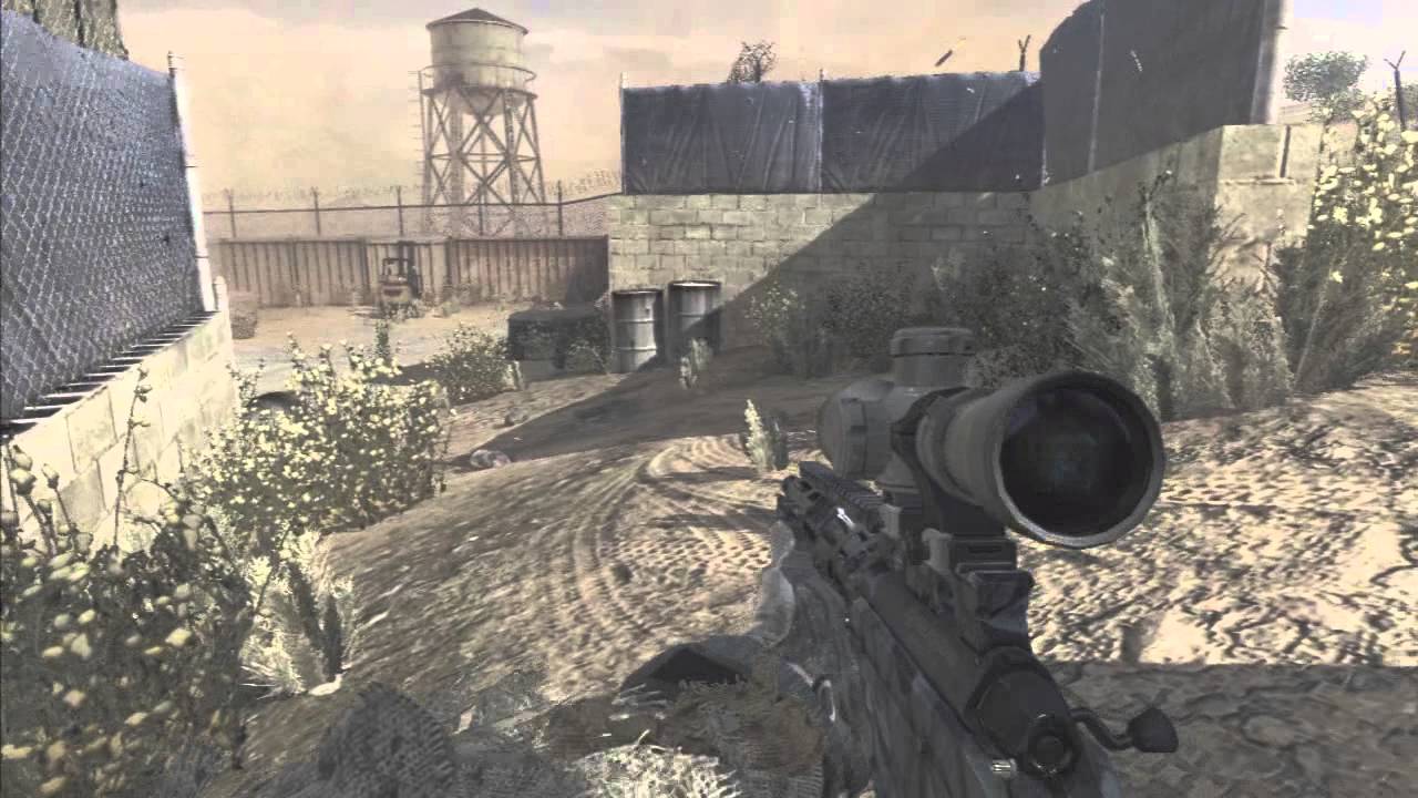 Mw3 - sniper vs reg gun ( 1vs1)
