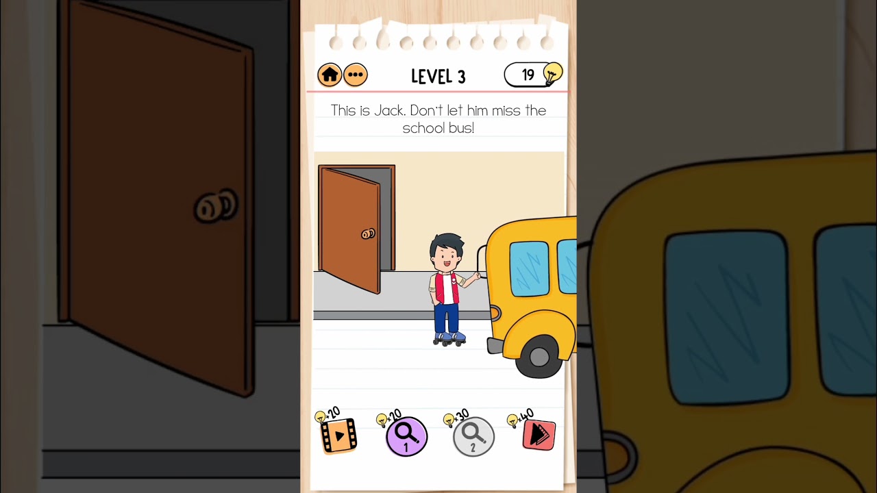 Brain Test 2 Crazy High School Level 3 