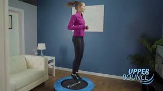 Upper Bounce 48-Inch Mini Indoor/Outdoor Foldable Trampoline with Adjustable Handrail
