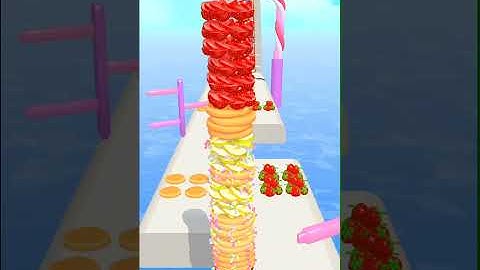 Pancake run (lvl 9-10) | mini games #shorts #Androidgames #iOSgames