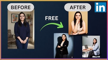 ✨  Create Professional LinkedIn Profile Picture with FREE AI Tool 🤖 | Hindi | Ritika AI