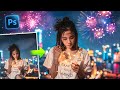 How to Add Fireworks to a Photo in Photoshop – Realistic & Easy