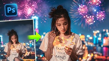 How to Add Fireworks to a Photo in Photoshop – Realistic & Easy
