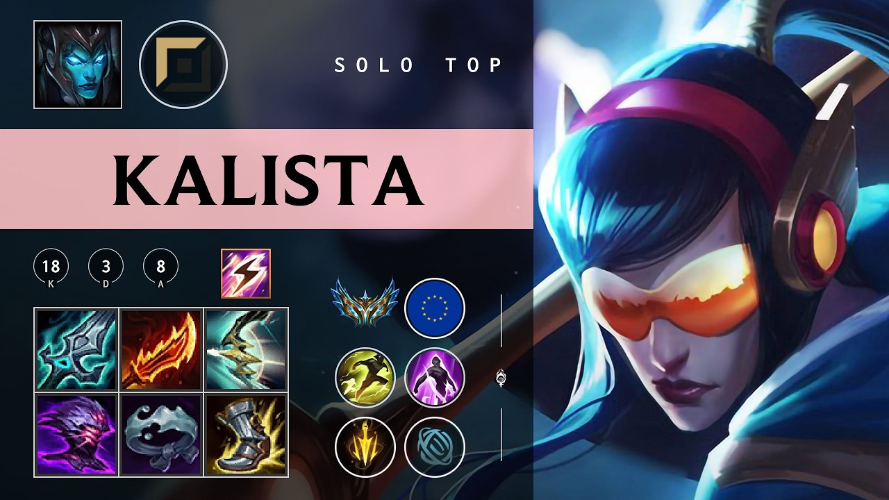 Kalista Top vs K'Sante - EUW Challenger Patch 26.04