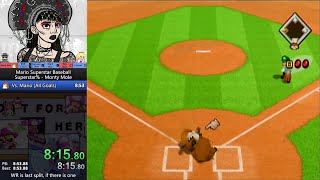 Mario Superstar Baseball - Superstar% Monty Mole in 8:38.633 (Former WR)