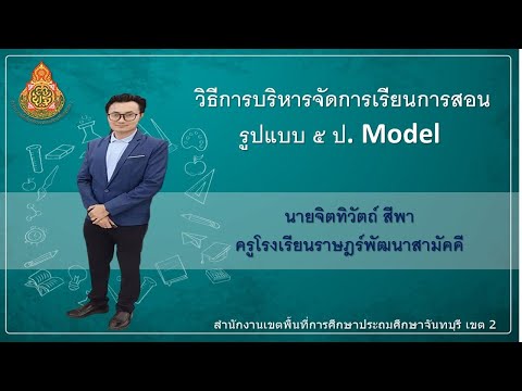 การบริหารจัดการเรียนการสอนรูปแบบ 5ป Model : Best practice นายจิตทิวัตถ์ สีพา
