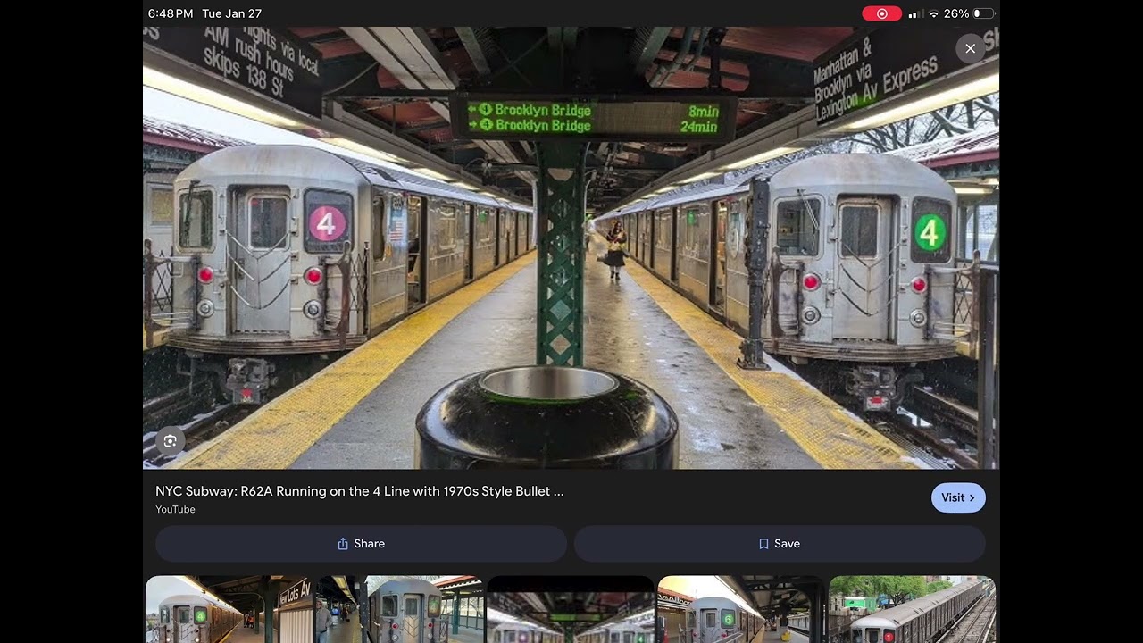 R62A 4 Train With 1970s Style Bullet