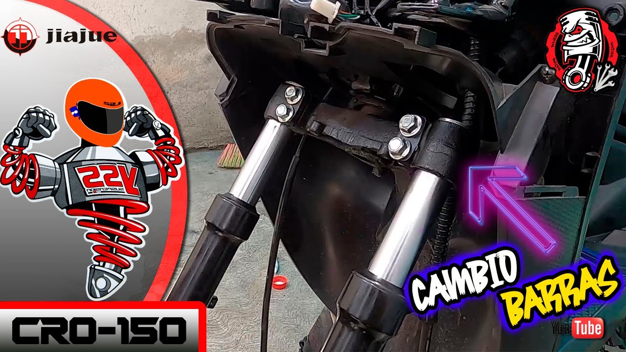 1100 | JIA JUE CROSS-150 COMO CAMBIAR LAS BARRAS