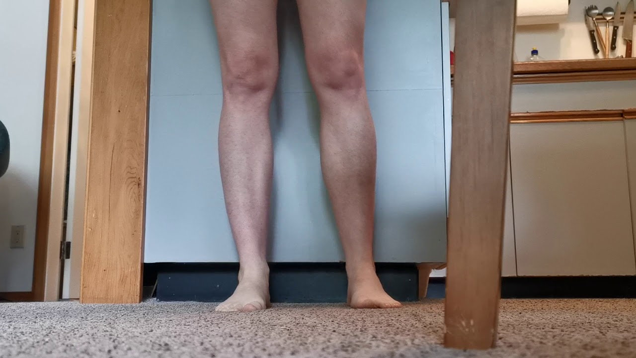 21. Ankle Proprioception- unilateral heel raise - YouTube