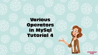 MySql WHERE,AND,OR,NOT, Comparison & Between Clause ||Learn SQL||Tutorial 4||@Placement Prep
