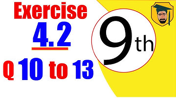 class 9 maths chapter 4 exercise 4.2 question 10   ,11,12 and 13  ASIF JALAL ACADEMY