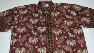 Kemeja Hem Batik Pria Jumbo Besar Big Size Merk Ageng Sae 5XL - Seri 1