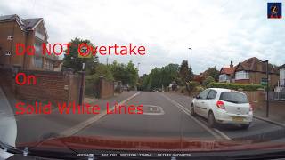 Do NOT Overtake on Solid White Lines - Highway Code Rule 129 - MK60 OYD