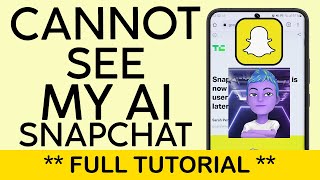 How to Get MY AI CHATBOT on Snapchat | Cannot See MY AI Snapchat (2023)