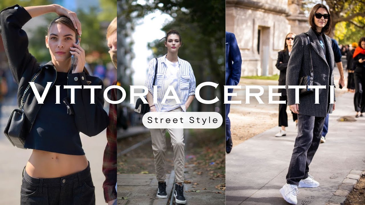 Vittoria Ceretti's Chic Street Style - YouTube