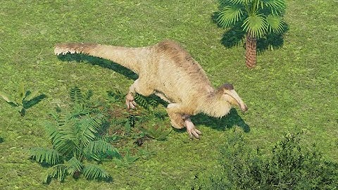 Day 256 of adding a Deinocheirus to this park until they