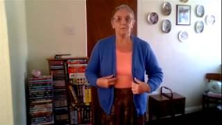 Finishing My Blue Mock Rib Cardigan, Sheila's Knitting Tips
