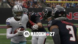 Madden 27 Gameplay - Cowboys vs Texans Full Game PS5