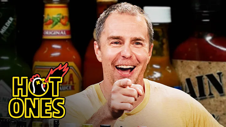Sam Rockwell Monologues His Pain While Eating Spicy Wings | Hot Ones