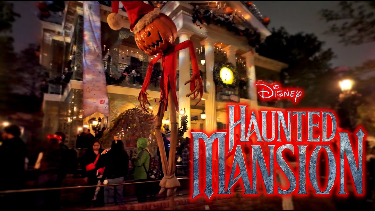 Haunted Mansion Holiday 2024 | Nightmare Before Christmas Ride, Disneyland California [4K HDR POV]