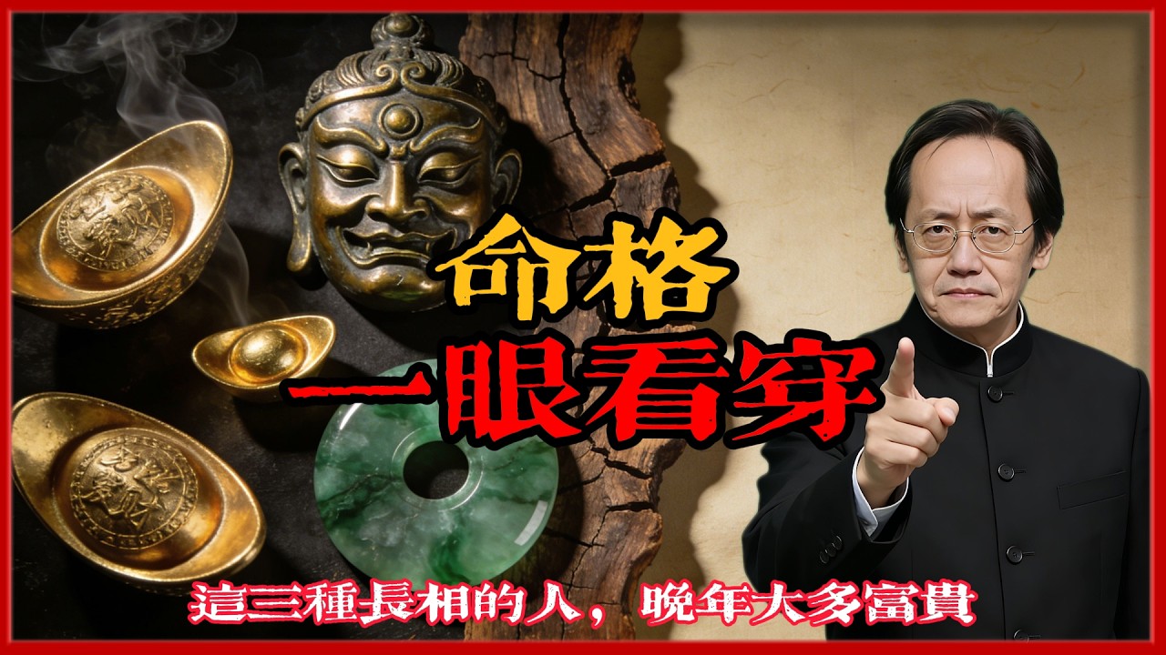倪海廈天紀：一眼看穿一個人的命格！這三種長相的人，晚年大多富貴#倪海廈 #易經 #黃曆 #命理