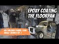 Epoxy coating the floorpan eh holden panel van restoration build pt 1