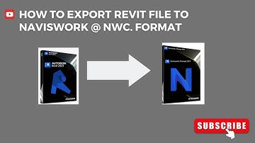 How to export revit to naviswork (nwc.) file