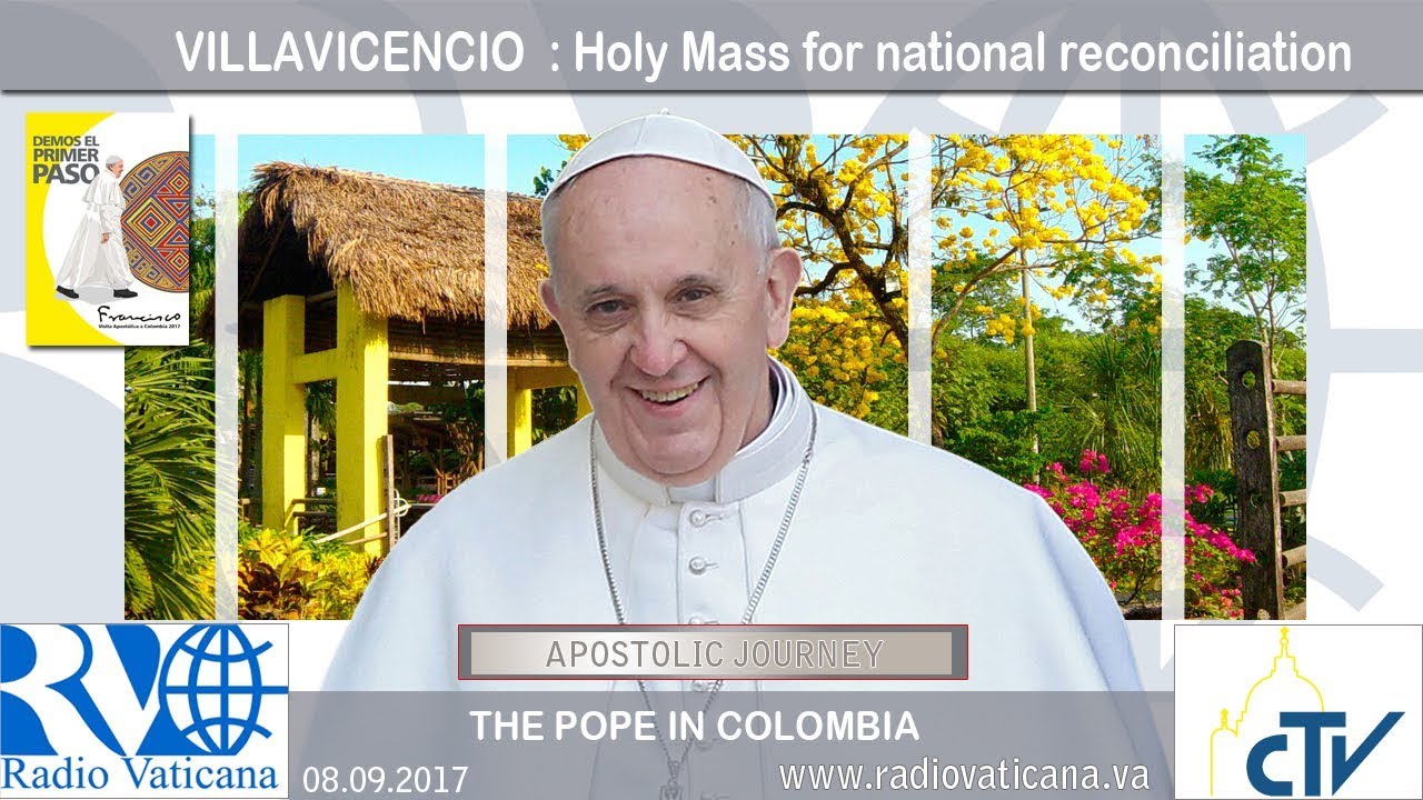 2017.09.08 Pope Francis in Colombia – National Prayer Meeting for National Reconciliation