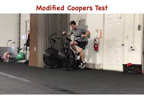 Modified Coopers Test On Assault Bike