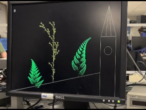 Algorithmic plant art implemented with RP2040