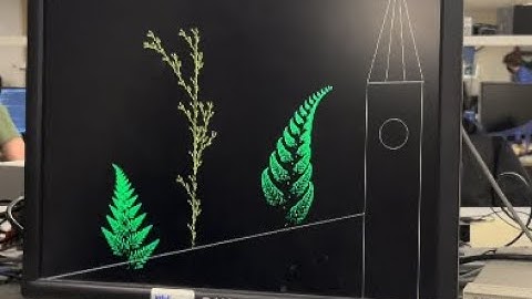 Algorithmic plant art implemented with RP2040