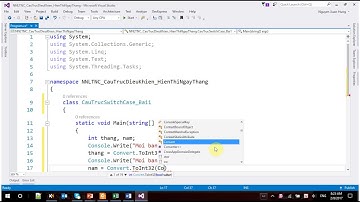 NNLT C# - Thực hành - câu lệnh rẽ nhánh