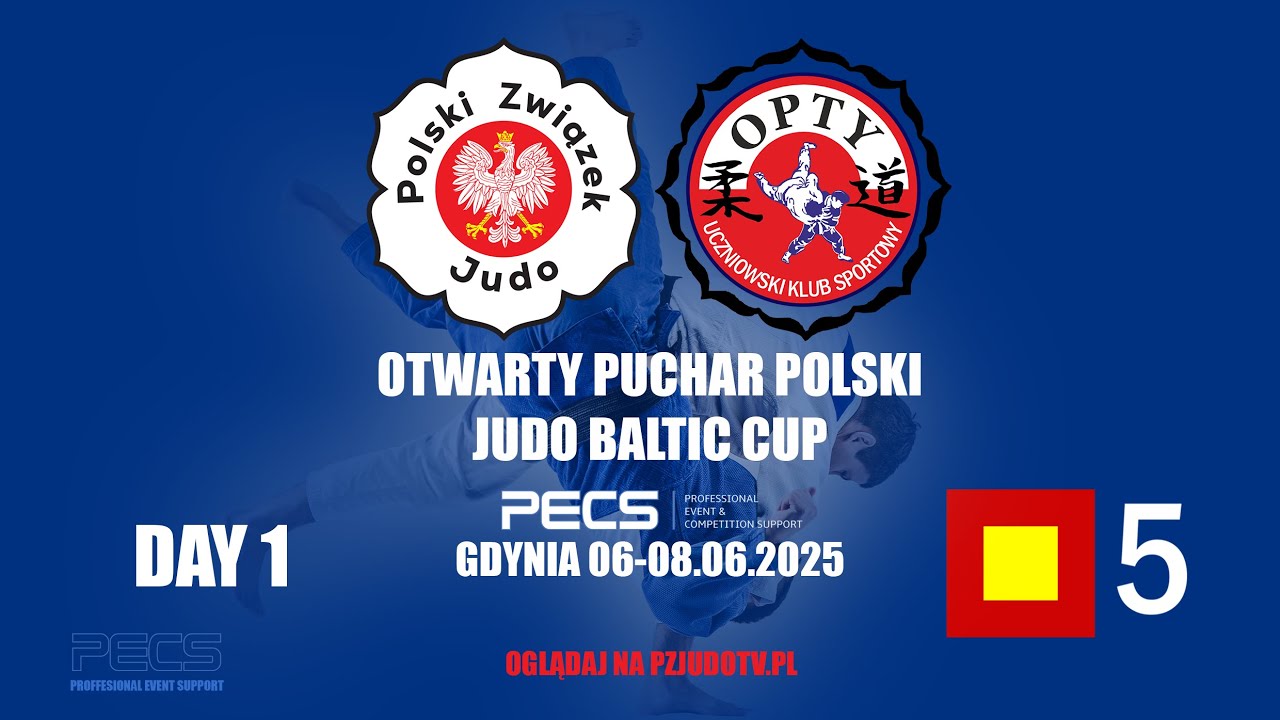 DAY 1 TATAMI 5 - OTWARTY PUCHAR POLSKI JUDO BALTIC CUP 2025